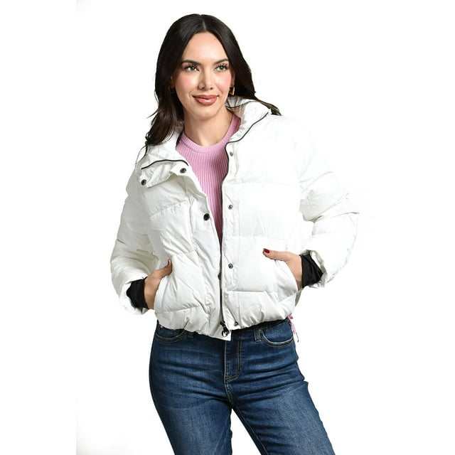 Chamarra acolchada Roman Fashion Juvenil 6796 Blanco