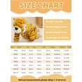 thumbnail image 7 of MICHLEY Unisex Infant Toddler Animal Flannel Hooded Romper Jumpsuit, Fall Winter Warm Soft One-Piece Onesie, Machine Washable, 0-3T, 7 of 7