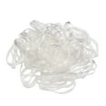 thumbnail image 5 of (2 pack) Scunci Thick Hair Polyband Ponytail Hair Ties, Clear, 100 Count, 5 of 7