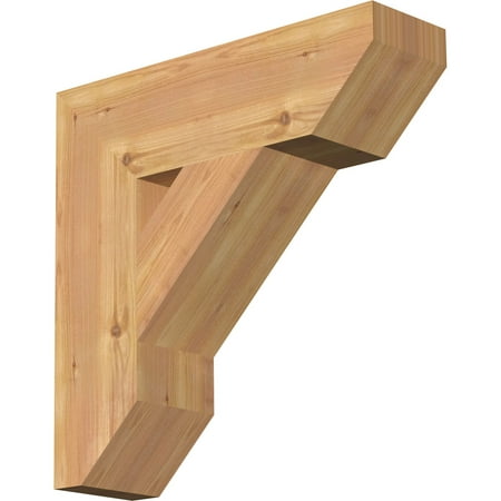 

Ekena Millwork 5 1/2 W x 20 D x 20 H Traditional Slat Smooth Bracket Western Red Cedar
