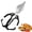 Black, variant on Multifunctional Heavy-Duty Kitchen Shears, Interactk Kitchen Scissors for Food, Universal Metal Handles For Both Left And Right Hands,Japanese Cooking Shearss for Food, Chicken Bones and Turkey