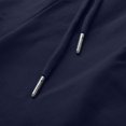 thumbnail image 5 of Iugvhana Womens Casual Cotton Linen Shorts Elastic Waist Drawstring Relaxed Fit Shorts Straight Leg Breathable Summer Lounge Shorts with Pocket Navy M, 5 of 9