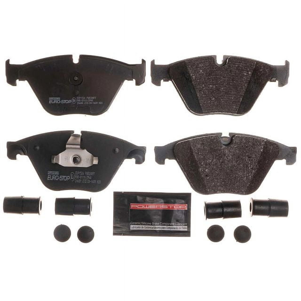 Power Stop Front Euro-Stop ECE-R90 Certified Brake Pad ESP1526