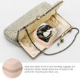 thumbnail image 3 of Creowell Black Marble Gold Accents Jewelry Box for Necklaces Rings Earrings Pink, 3 of 5