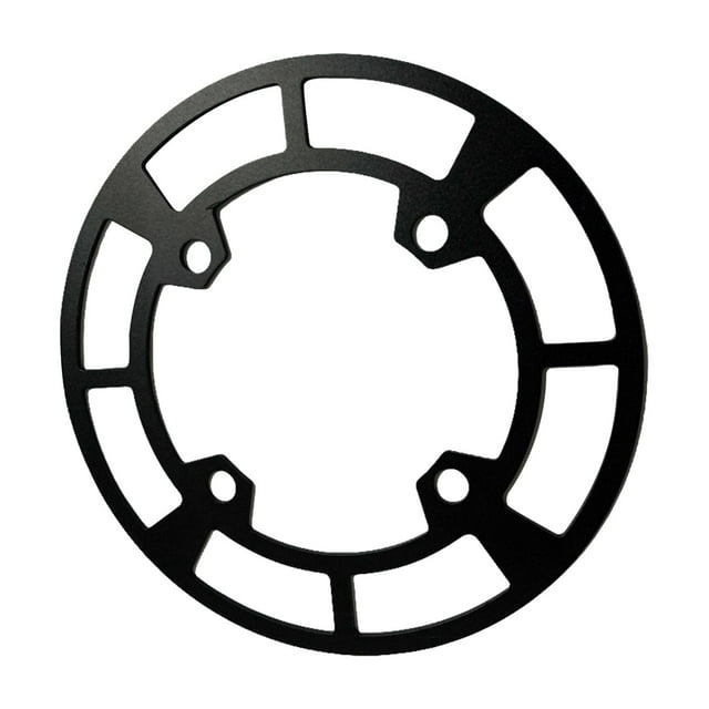 Protector de plato de bicicleta de montaña de aleación de aluminio de 104 BCD, redondo 38T a 42T