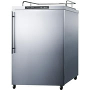 Summit 24-Inch 5.6 Cu. Ft. Outdoor Rated DIY Tap Beer Dispenser / Kegerator - Professional Handle - SBC635MOSNKHV