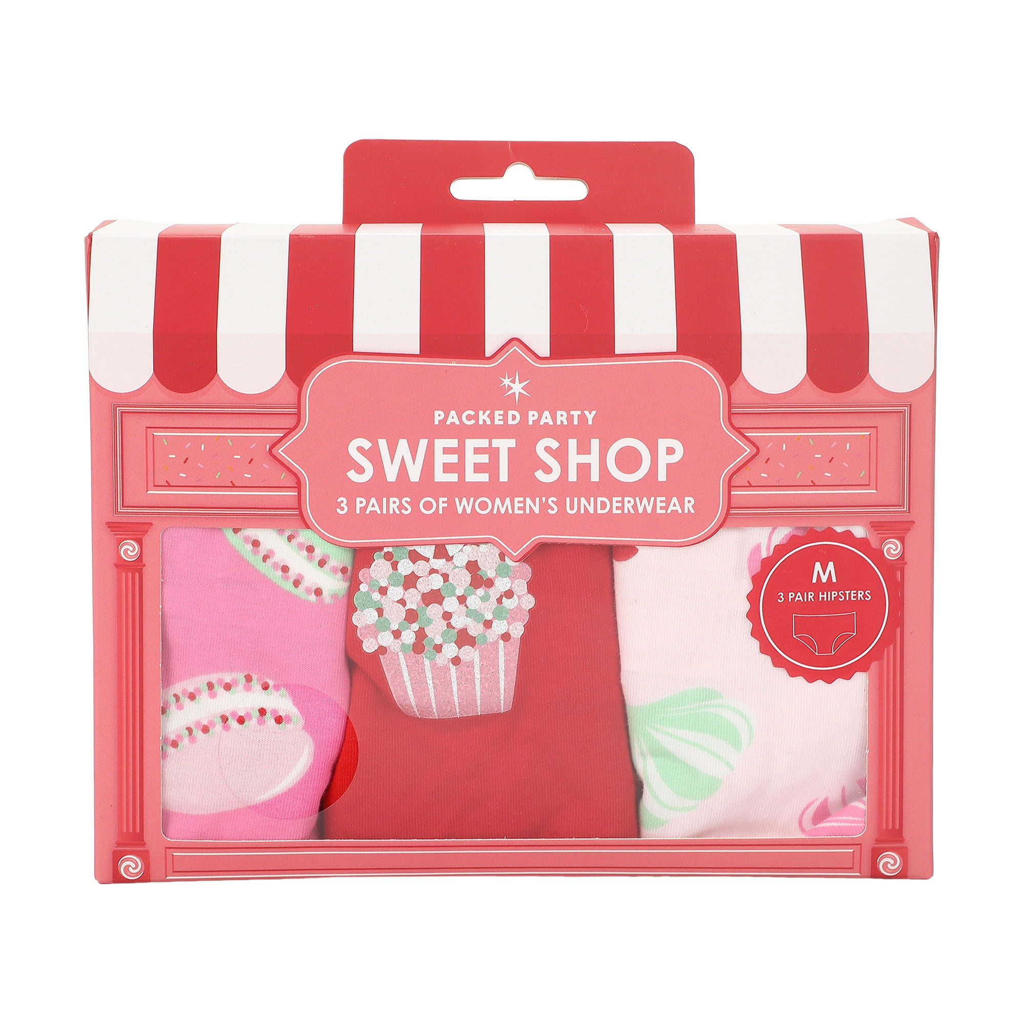 Packed Party Sweet Shop 3-Pair Hipster Set