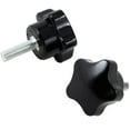 thumbnail image 3 of M6 x 20mm Male Thread Screw Star Head 30mm Star Button Type 2pcs, 3 of 3