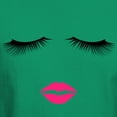 thumbnail image 3 of CafePress - Lipstick And Eyelashes T Shirt - Men's Classic Graphic Cotton T-Shirt, 3 of 4