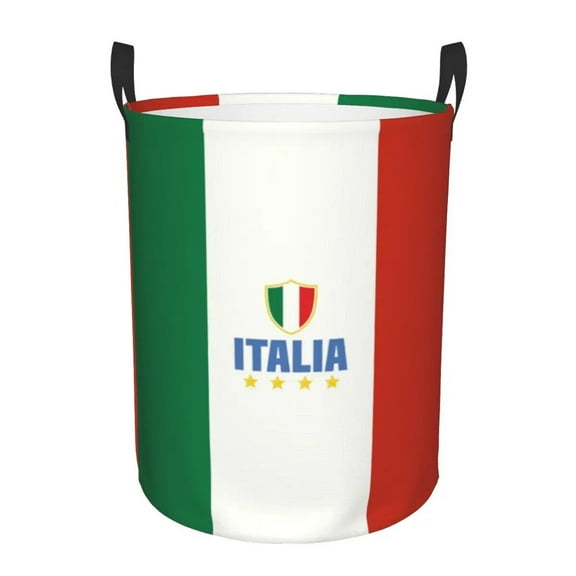 Flag Of Italy Laundry Basket Foldable Toy Clothes Hamper Storage Bin for Kids Nursery