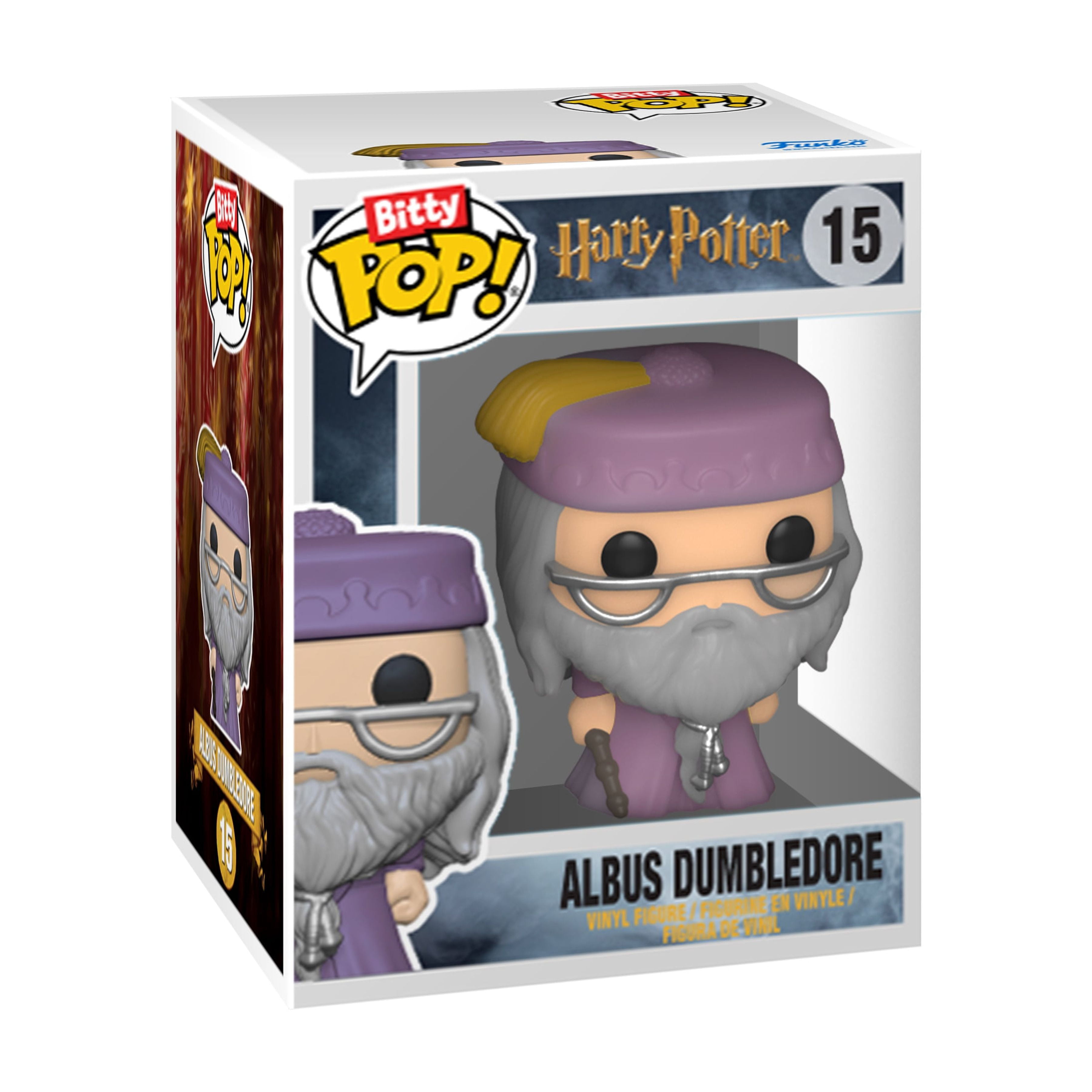 Funko Pop! Bitty Pop: Harry Potter - Albus Dumbledore, Nearly Headless Nick, Minerva McGonagall and a Mystery Bitty Pop! 4-Pack