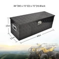thumbnail image 4 of FGJQEFG 44 Inch Black Aluminum Truck Tool Box, Underbody Storage, w/Lock & Keys, 4 of 7