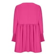 thumbnail image 4 of Gspmoly Robes d'Été pour Femmes, Mode Femme Été Manches 3/4 Décontractée Ample Col Rond Manche Robe à Poignets Noués Robes Formelles pour Femmes Économies, 4 of 5