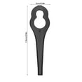 thumbnail image 4 of 50pcs Lawn Mower Blades, Clean Cutting, High Efficiency, Fit for  ALM 28 30, 4 of 7