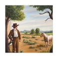 thumbnail image 1 of Cattle Ranch Reverie - Canvas, 1 of 10