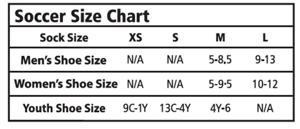 Adidas Copa Zone Sock Size Chart