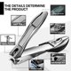 thumbnail image 2 of Sharp & Durable Stainless Steel Nail Clippers with Catcher - Perfect for Thick Nails of Men & Women!, 2 of 4
