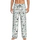 thumbnail image 1 of Fotbe Bicycle Pantalones de Pijama para Hombre, Pantalones de Dormir, Pantalones de Casa con Cintura Ajustable y Bolsillos-Large, 1 of 6