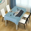 thumbnail image 4 of Yayeee Tablecloths 54" x 54" Rectangle Wrinkle Resistant Party Table Cover, Pirate Animals, 4 of 8