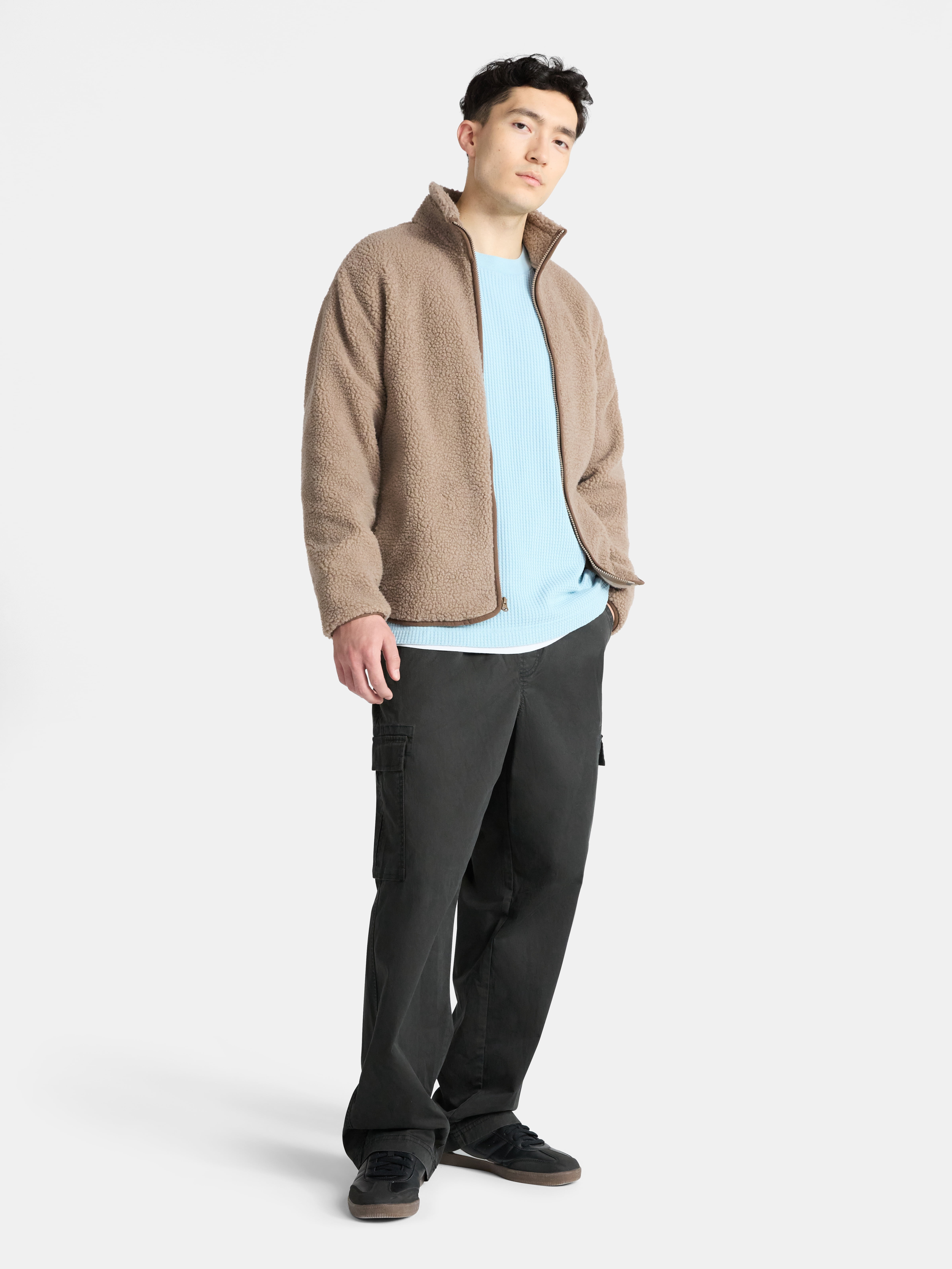 No Boundaries Thermal Tee with Long Sleeves, Men's & Big Men's