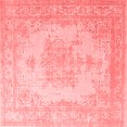 thumbnail image 1 of Ahgly Company Indoor Square Oriental Red Industrial Area Rugs, 6' Square, 1 of 4