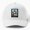 White, variant on Collingwood Farmers Market Baseball Hat, Ontario Market Scene on Black Background Design, Cap