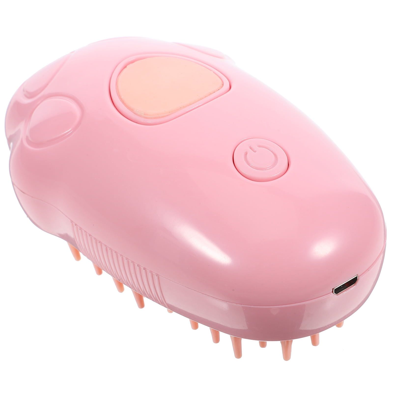 BESTYASH 1Set Durable Pink Cat Steam Brush for Pet Bathing with Massage and Easy Maintenance