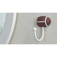 thumbnail image 4 of Richelieu Rh163301100 2-15/16" Single Hook Football Shaped Plastic Children' - Brown, 4 of 4