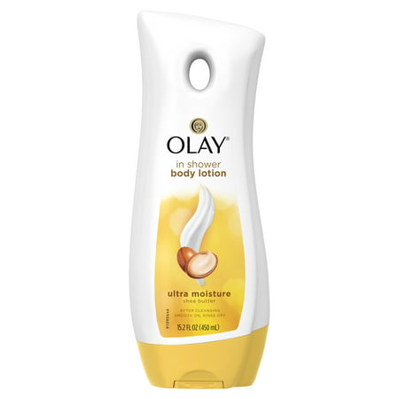 Olay Ultra Moisture Shea Butter In-Shower Body Lotion, 15.2 fl (Best In Shower Lotion)