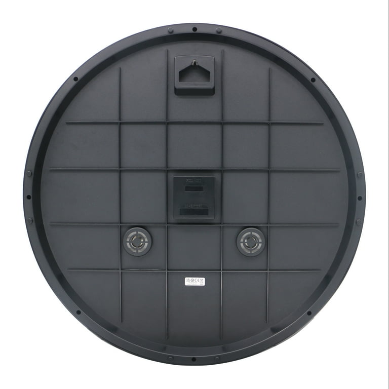 Seiko QXA797KLH Wall Clock, Black - Walmart.com