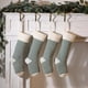 thumbnail image 4 of Calcetín con estampado de rayas navideñas, colgante de lana, adornos navideños, bolsa de regalo, calcetines Fridja  nalpqowj28231, 4 of 4