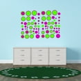 thumbnail image 1 of Artist Wall Decals for Boy's Bedroom - Abstract Rings Circles Multi Coloured Wall Sticker Decal With Easy Installation Instructions Kid's Bedroom Décor Wall Sticker - Size: 30 In x 21 In, 1 of 5