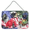 Carolines Treasures 1012DS812 Barqs and Armed Forces Indoor Aluminium Metal Wall or Door Hanging Prints 8x12 multicolor