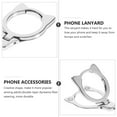 thumbnail image 3 of Miangastore 1pc Phone Hanging Rope Novel Phone Hanging Lanyard with Finger Buckle (Silver), 3 of 8