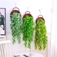 thumbnail image 5 of 3 plantas colgantes artificiales de 3.6 pies de hiedra falsa para colgar en la pared, hojas verdes de hiedra falsa, decoración de habitación, jardín, boda, fiesta, interior (cesta no incluid, 5 of 5