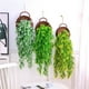 thumbnail image 5 of 3 plantas colgantes artificiales de 3.6 pies de hiedra falsa para colgar en la pared, hojas verdes de hiedra falsa, decoración de habitación, jardín, boda, fiesta, interior (cesta no incluid, 5 of 5