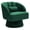 Velvet | Dark Green, variant on Swivel Accent Chair, Teddy Bear Plush Comfy Barrel Chair with 360-Degree Swivel, Modern Upholstered Armchair Reading Chair for Living Room Bedroom Nursery