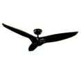 thumbnail image 4 of Morpheus III Indoor and Outdoor 3-Blade Smart Ceiling Fan 60in Gloss Black with 3000K LED Light Kit and Remote Control, 4 of 4