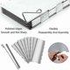thumbnail image 3 of Foldable Wind Shield Ultra Lightweight Aluminum Wind Shield 16 Plate Stove Portable Camping Wind Shield Outdoor Foldable Wind Shield for Camping Hikin, 3 of 5