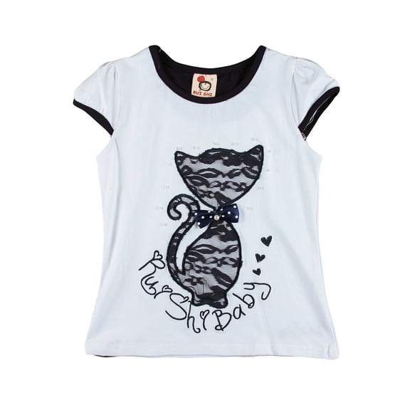 Girls' Rush Baby Lace Cat Top RH0287