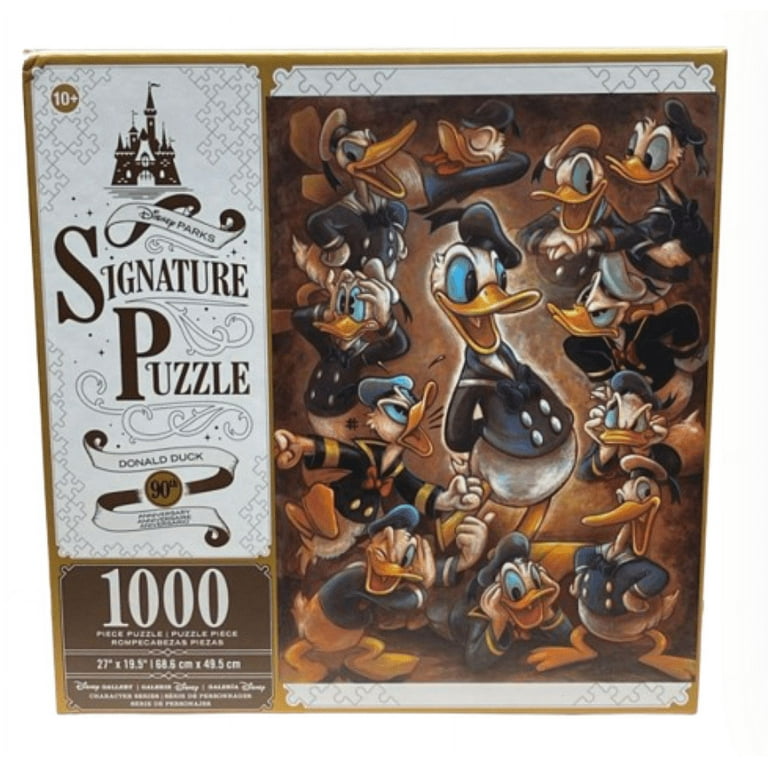 Disney Parks 1000-Pcs Donald Duck 90th Anniversary Signature