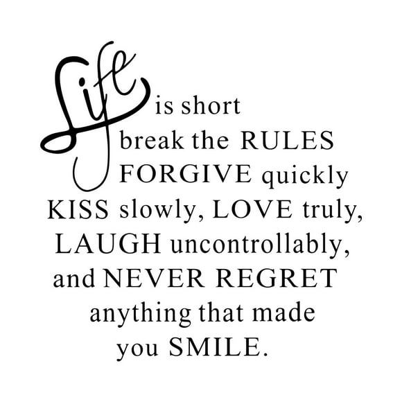 Jinsinto Vinyl Wall Quotes Stickers Inspirational Quotes Wall Decals Peel and Stick Motivational Little Reminders Wall Decal Vinyl Sticker for Living Room Bedroom Family Office School S