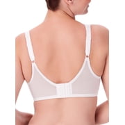 Women's Bali 3562 Satin Tracings Minimizer Underwire Bra (White 42DDD)