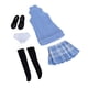 thumbnail image 2 of Ropa para figuras de acción femeninas a escala 1/6, duradera, con tacones altos y chaleco de punto, fácil de usar. Estilo E, 2 of 9