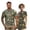 Branch Camo, variant on Binienty Colorful Tropical Flower Couples Matching Golf Outfits Fashionable Short Sleeve Matching Golf Shirt and Skort Set for Him and Her Zipper Golf Course Wear for Women and Men