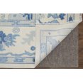 thumbnail image 6 of Feizy Karina Transitional Floral & Botanical, Ivory/Blue, 7'9" x 9'9" Area Rug Easy Care Stain Resistant Fade Resistant Craftsman Scroll Design Carpet for Living Dining Bed Room, 6 of 9
