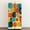 Color 1, variant on Self Adhesive Vinyl Refrigerator Wrap Set Abstract Geometric Colorful Shapes Stars Door Mural Removable Fridge Sticker Peel and Stick Full Door Cover Decal Kitchen Bar Decor