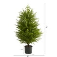 thumbnail image 3 of Nearly Natural 40" Green Norfolk Island Pine Natural Look Artificial Christmas Tree, 3 of 5