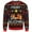 Black, variant on Telankuip All over Printed Christmas Cowboy Sweatshirts Oversized Crewneck Pullover Tops Trendy Classic Winter Long Sleeve Xmas Holiday Tops Gift for Men Brown XL