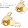 thumbnail image 5 of 1box 30 Pairs Sewing Hooks and Eyes Closure set Brass Trouser Fasteners Closure Metal Hook and Eye Fasteners Metal for Trousers Clothing Skirt Dress Bra Fasteners Sewing Craft, 5 of 9